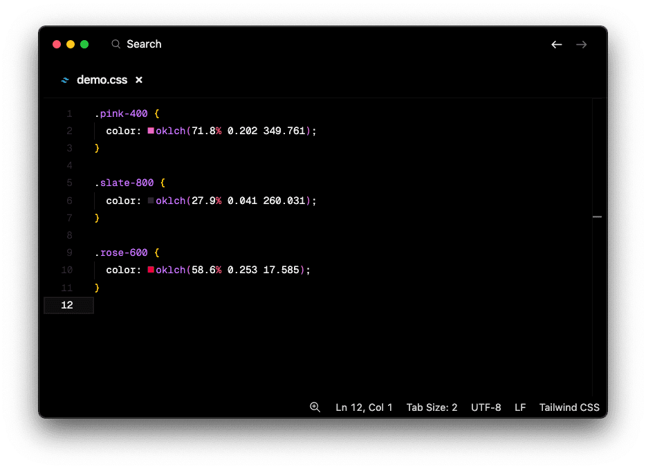 OKLCH Color Visualiser preview screenshot