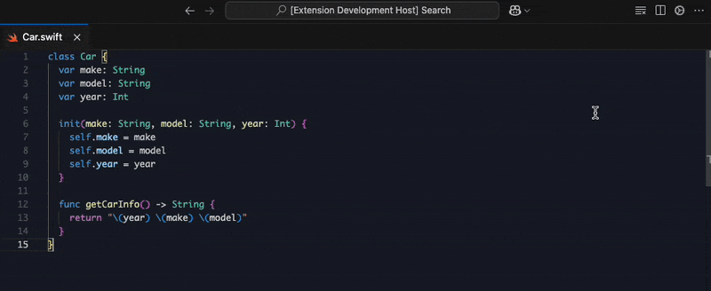 Clear File extension demo