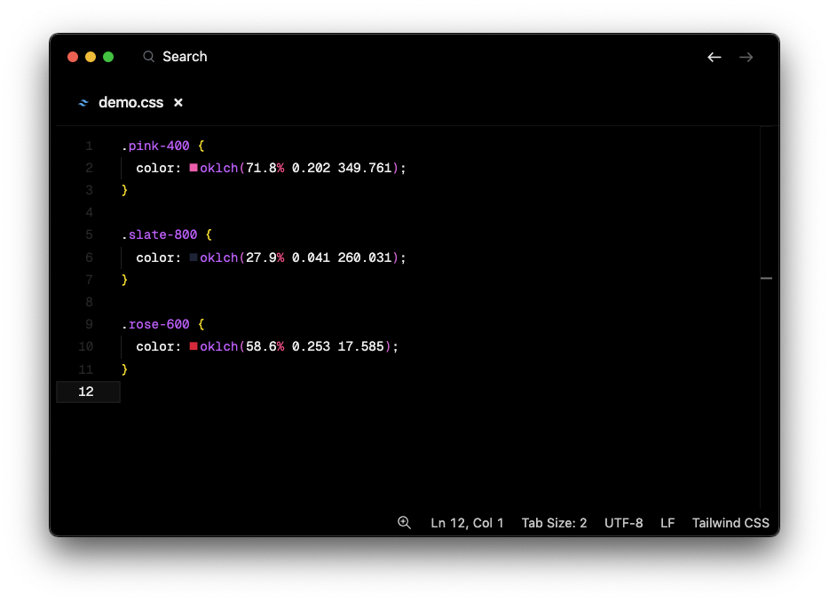 OKLCH Color Visualiser preview screenshot