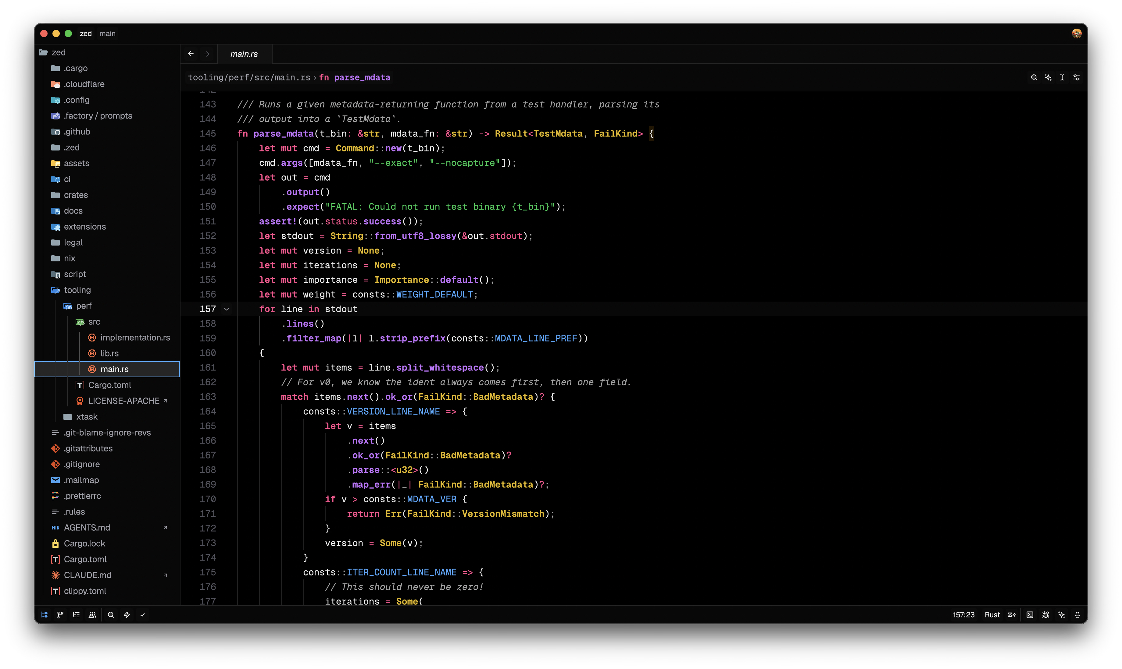 Vercel Carbon for Zed preview